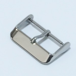 配件针扣304不锈钢表扣皮表带扣黑色精钢手表带针扣16 18 20 22mm