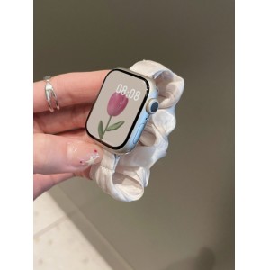 手表带女款夏天透气大肠发圈夏季创意高级感小众可爱