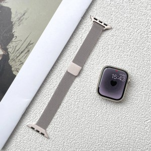 星光色系列表带不锈钢手表表带新款金属细款磁吸